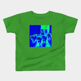 Radioactive Cats Escape From the Science Lab Kids T-Shirt